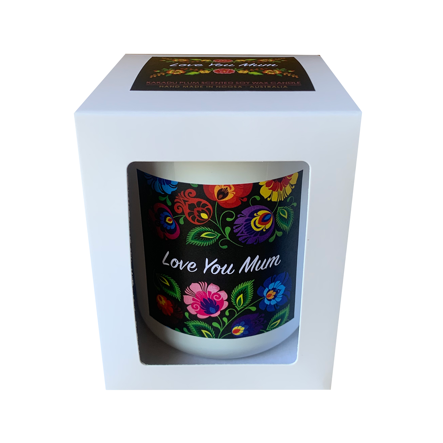 Hunter Gatherer / Pure soy wax shell candle / LOVE YOU MUM / Boxed