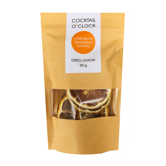COCKTAIL O'CLOCK | Dehydrated Lemon Garnish