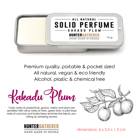 All Natural Solid Perfume | Kakadu Plum - Hunter Gatherer