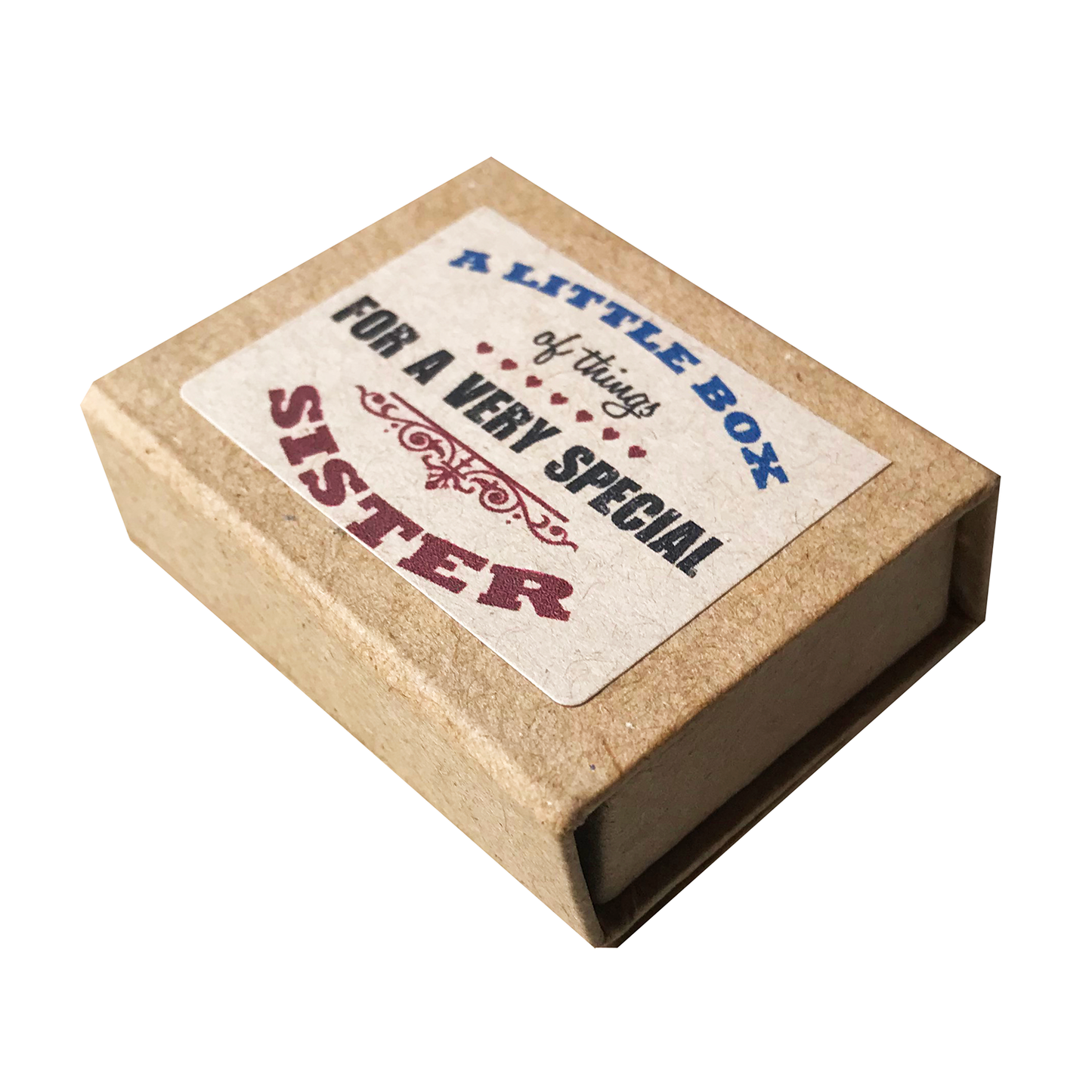 A little box of things for a very special sister