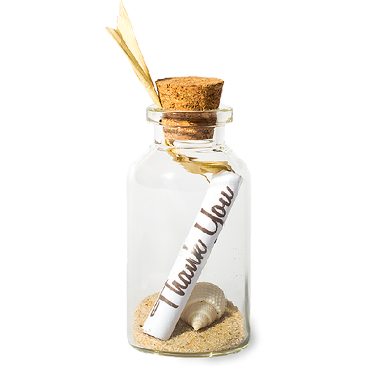 Message in a bottle | Thank You | Small