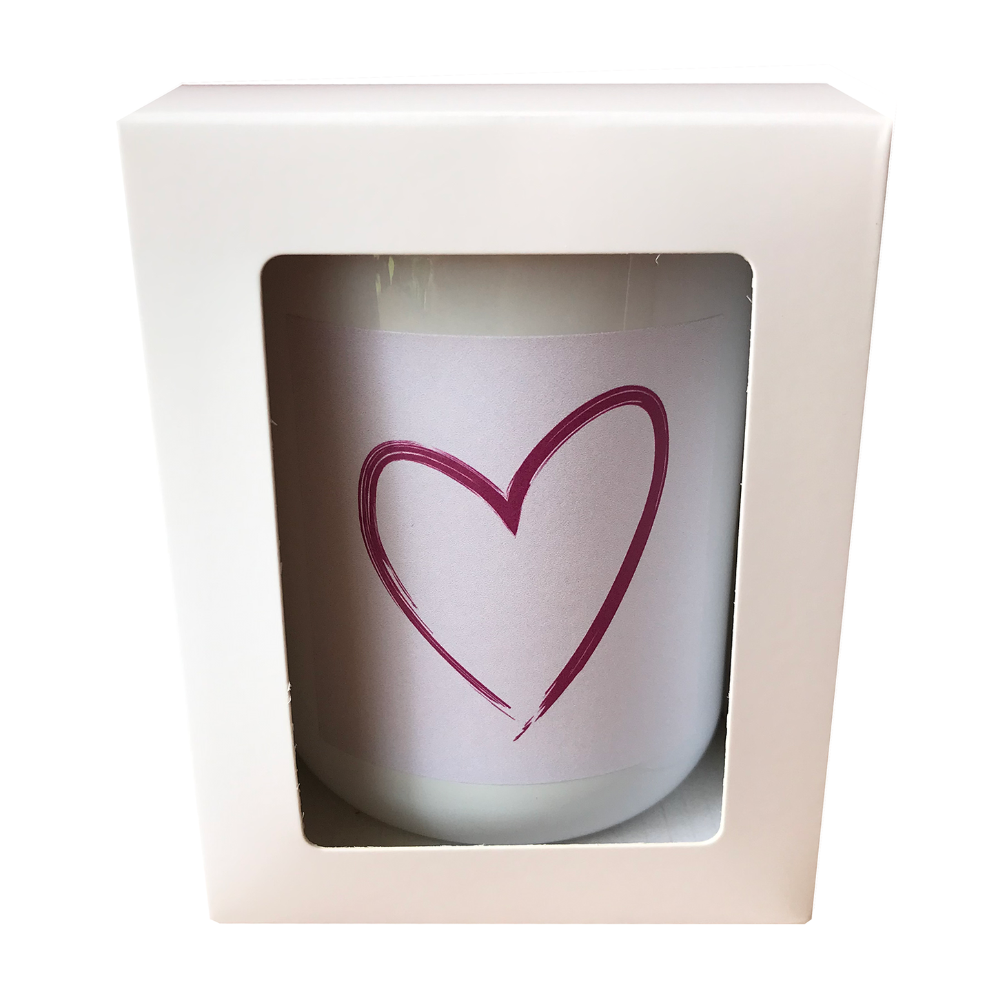 Hunter Gatherer / Pure soy wax shell candle / LOVE HEART DESIGN / Boxed
