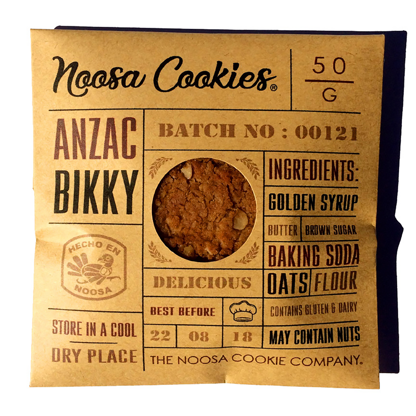 NOOSA COOKIES ® - ANZAC BIKKY / 50g