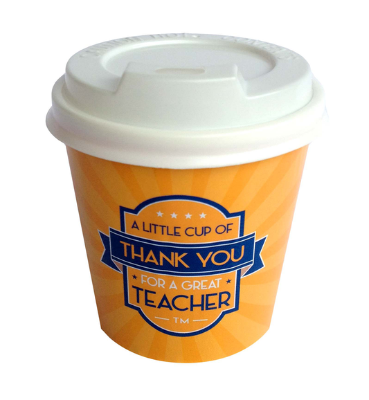 A little cup of thank you teacher